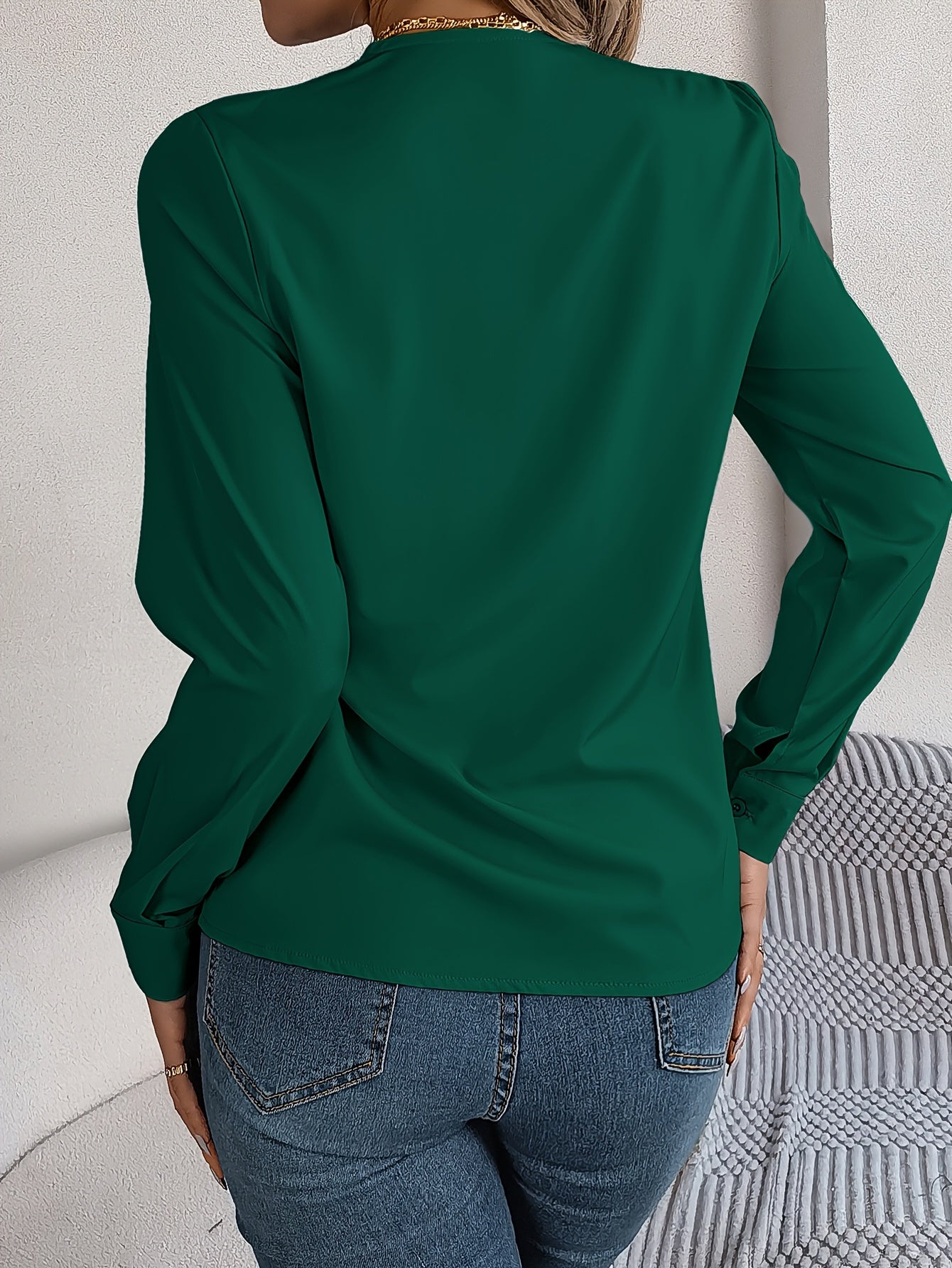 V-Hals Blouse Dames