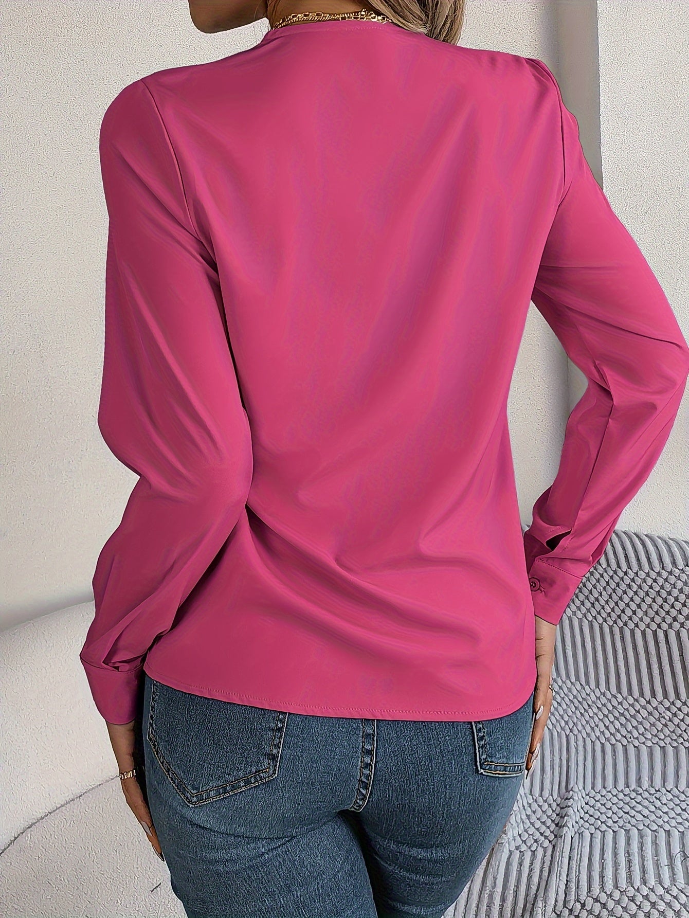 V-Hals Blouse Dames