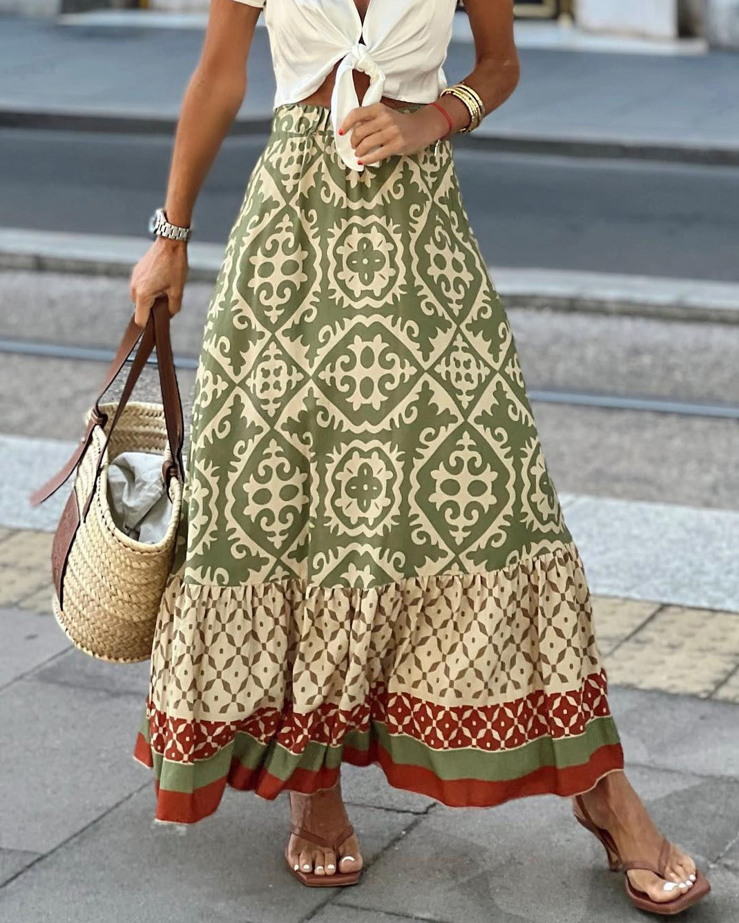 Xandra - Boho Lange Rok