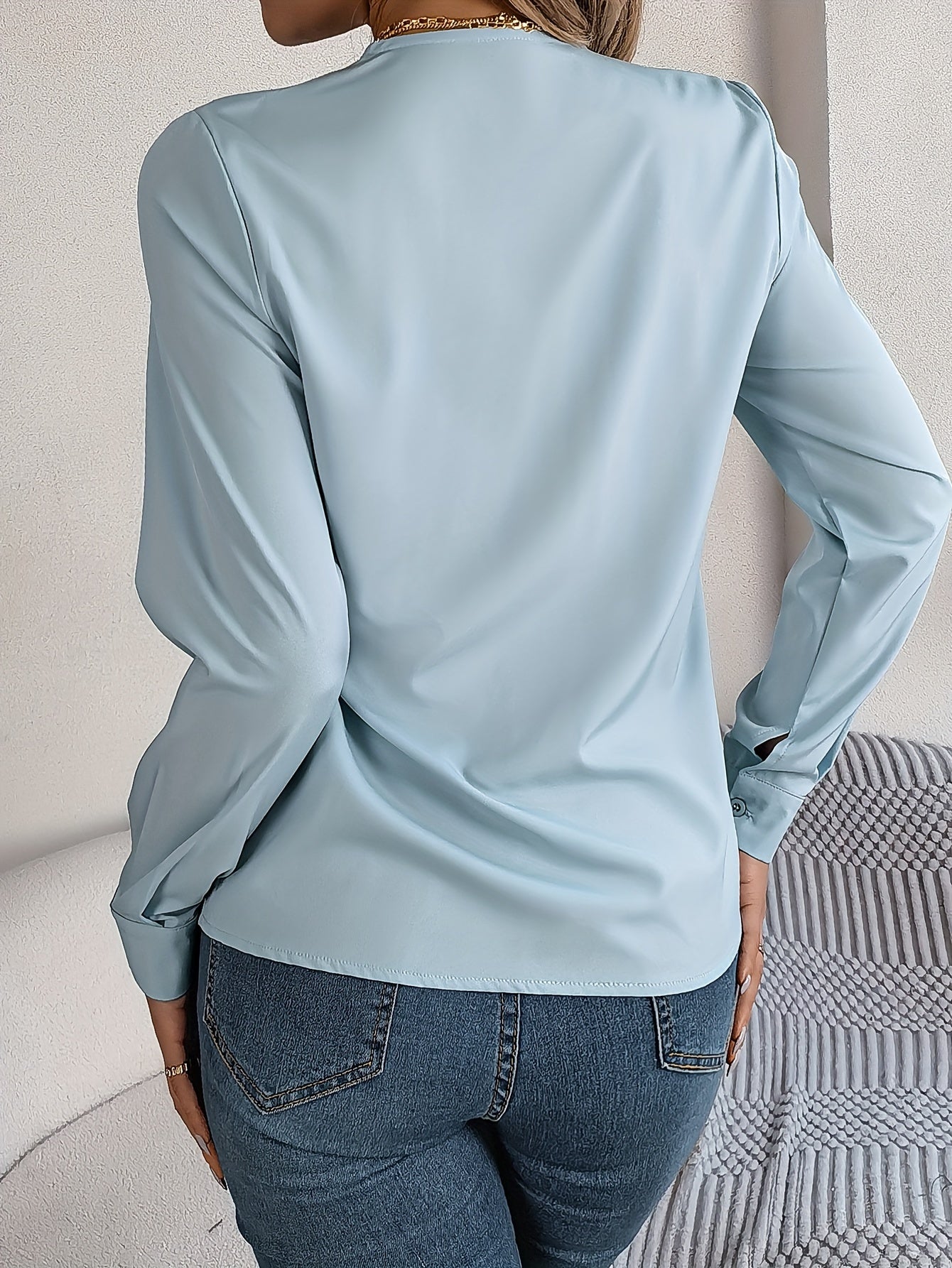 V-Hals Blouse Dames