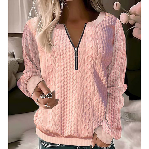 Hattie - Elegant Women's Sweater with V-neck