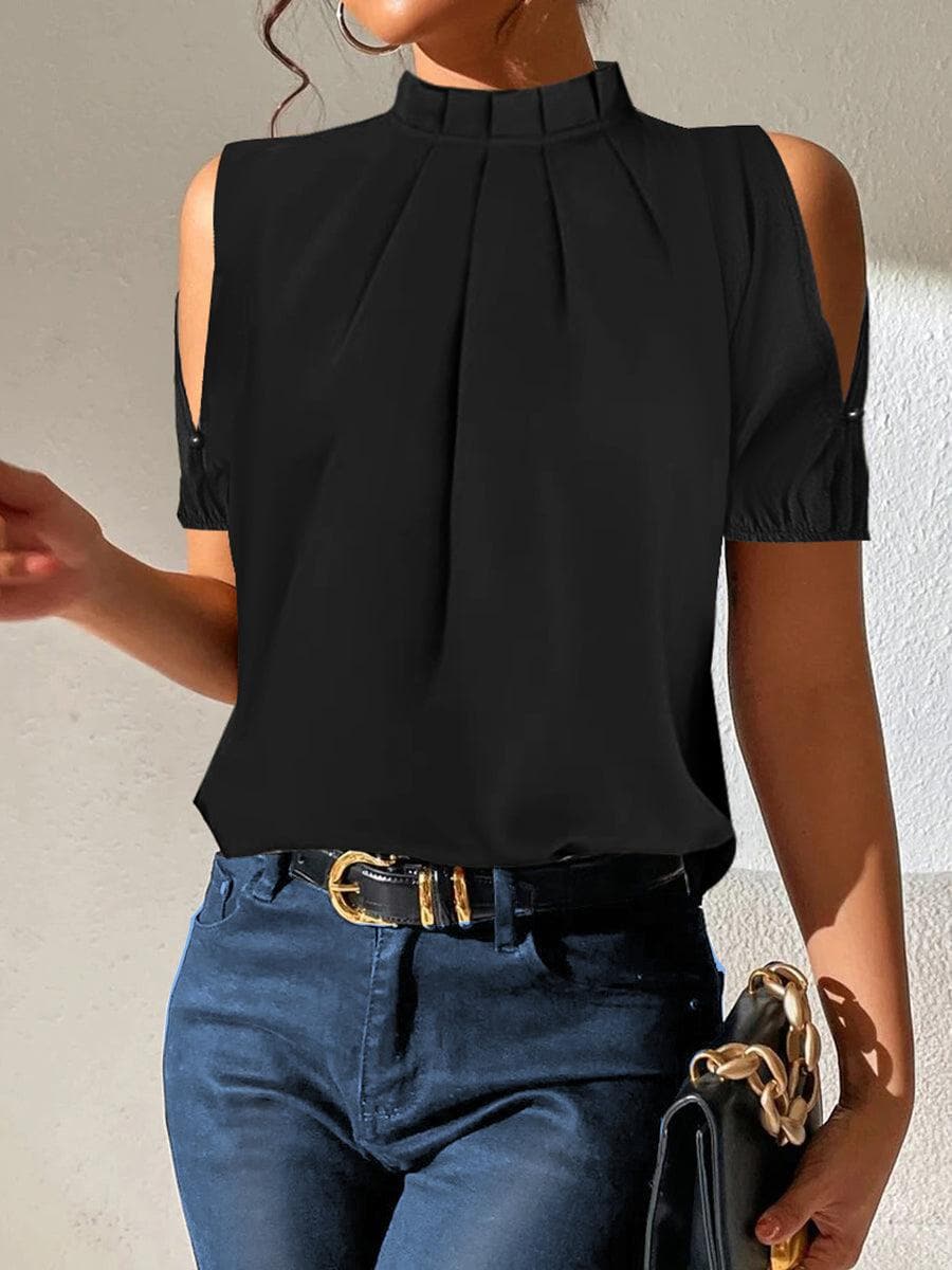 Fitin - Elegante Top met Splitmouwen