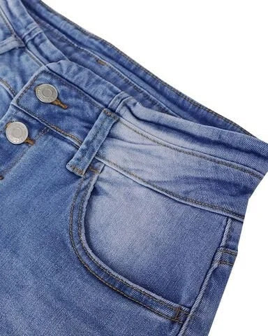 Jessica - Uitlopende Denim Broek