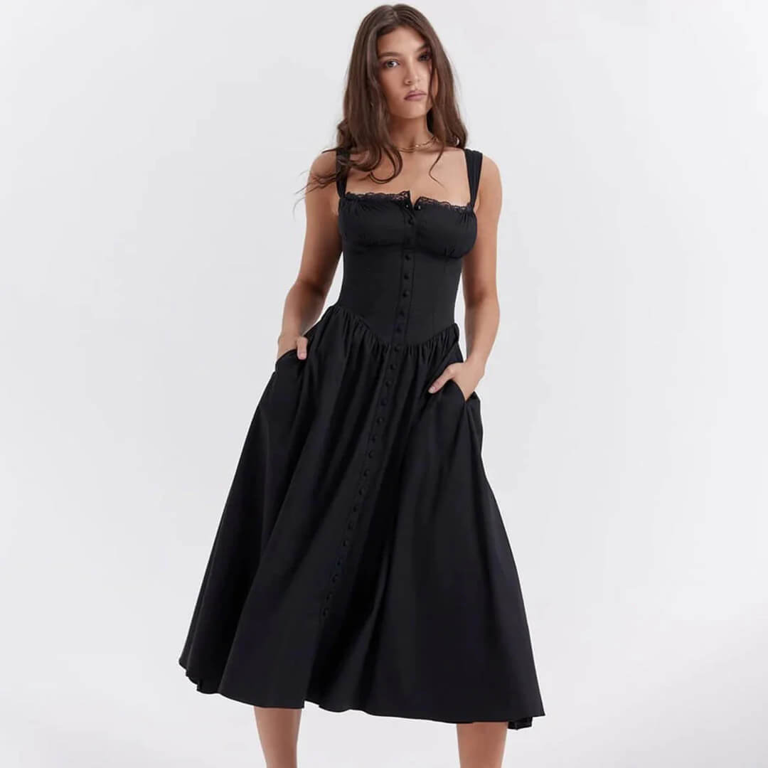 Danique - Elegante midi-jurk