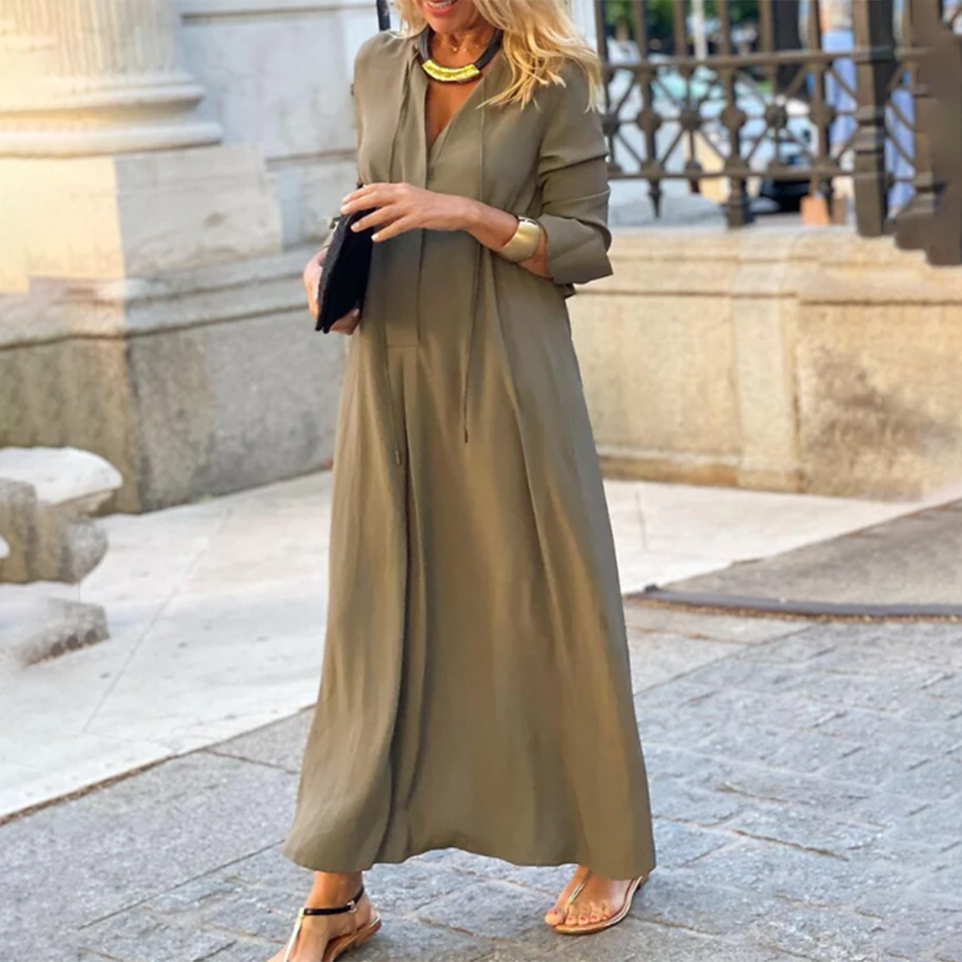 Bibi - Comfortabele Maxi-Jurk