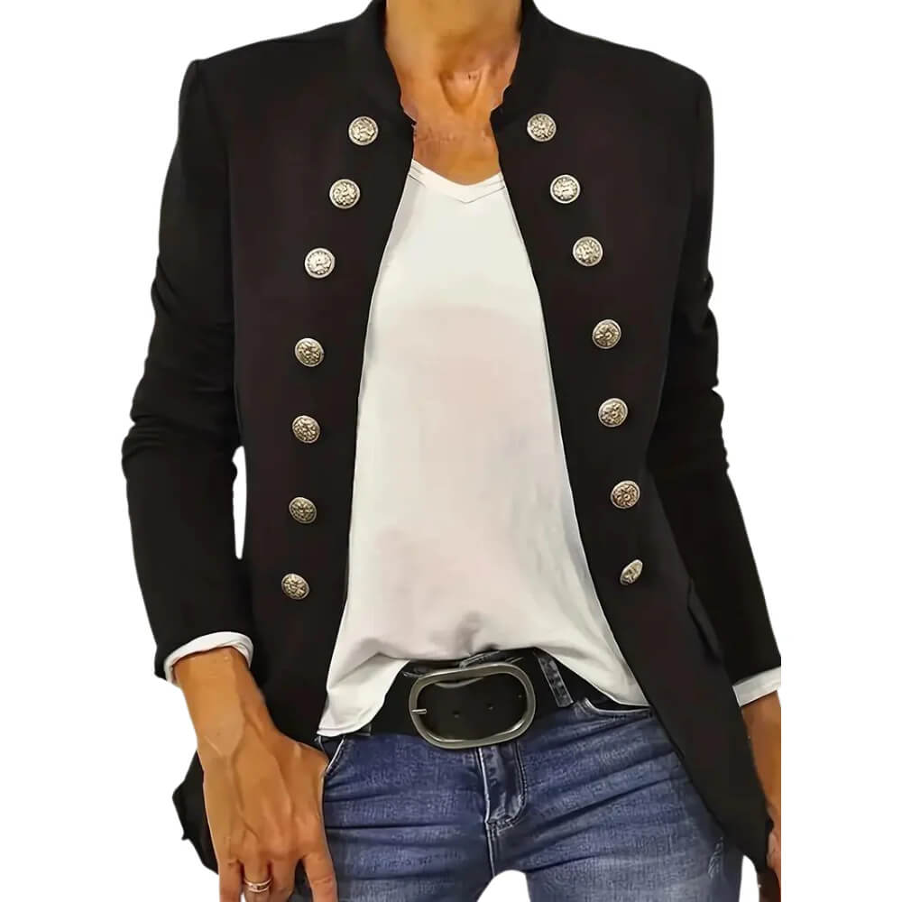 Clarise - Casual blazer voor dames met knopen vooraan