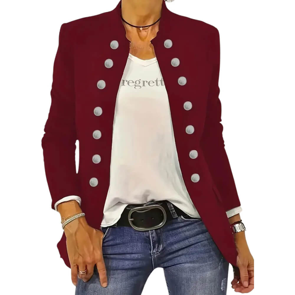 Clarise - Casual blazer voor dames met knopen vooraan