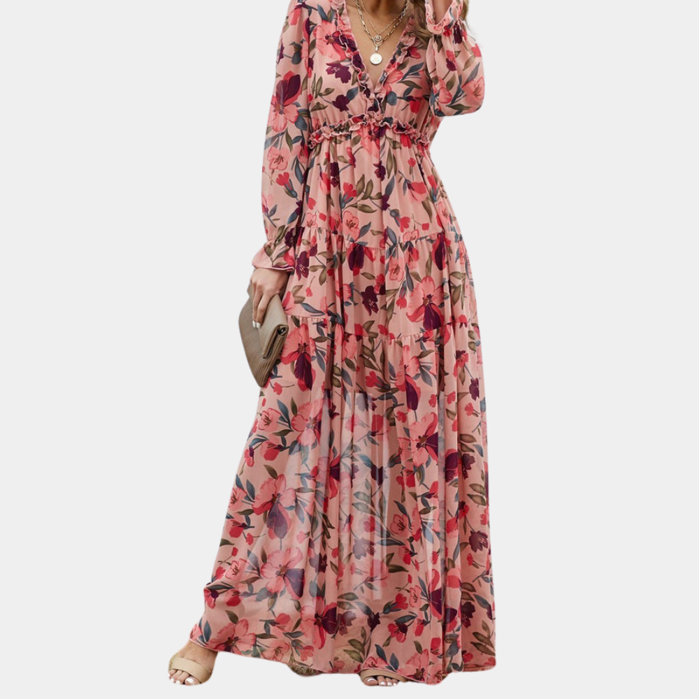 Maxine - Bloemen Maxi Dress voor Dames