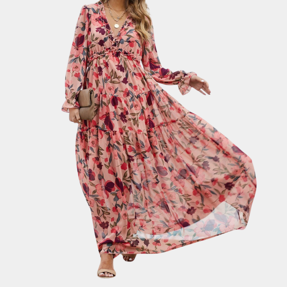 Maxine - Bloemen Maxi Dress voor Dames