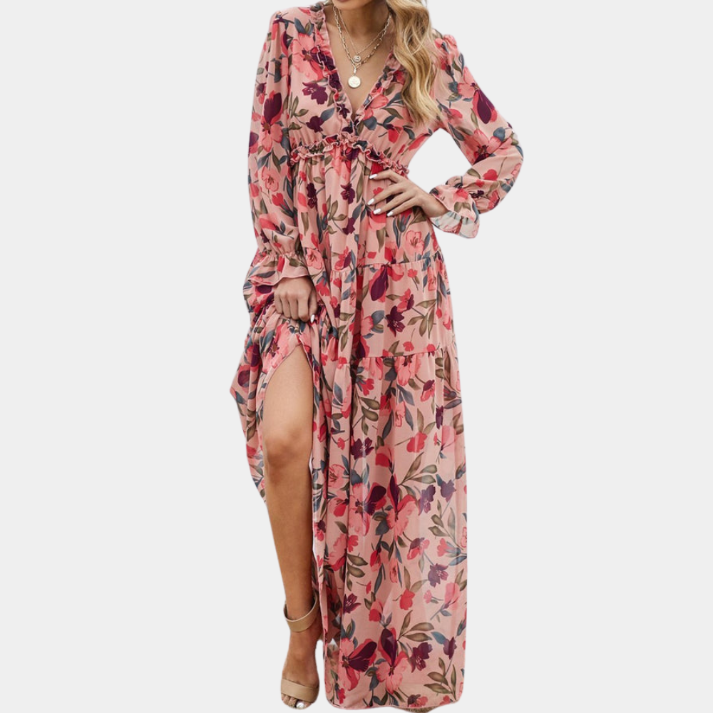 Maxine - Bloemen Maxi Dress voor Dames