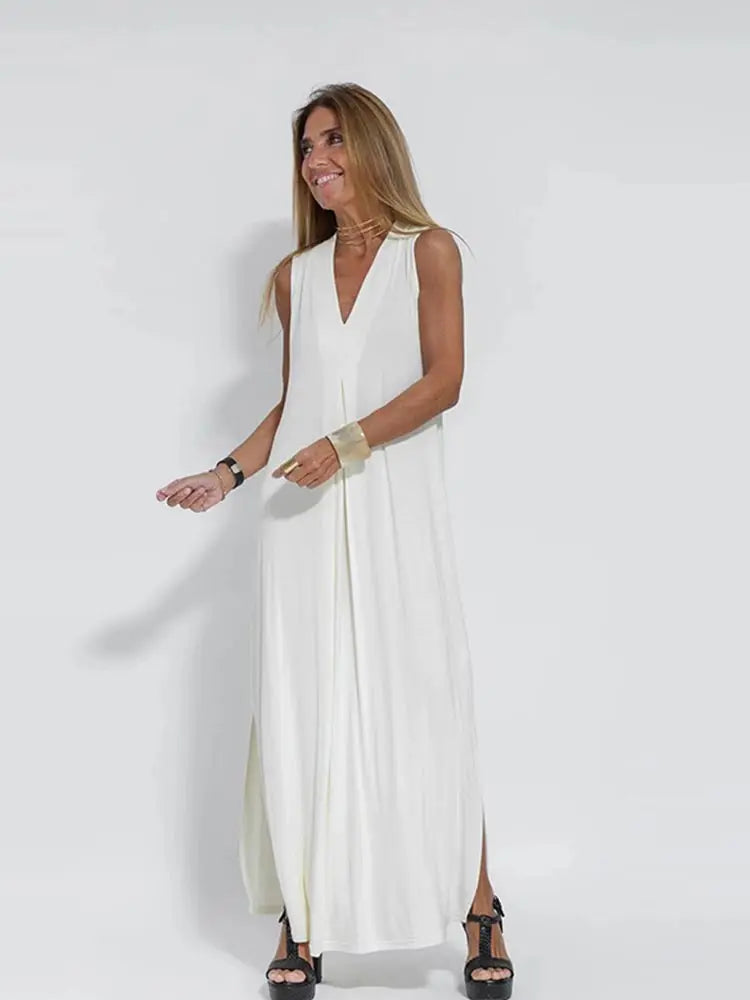 Haven - Mouwloze Maxi Jurk