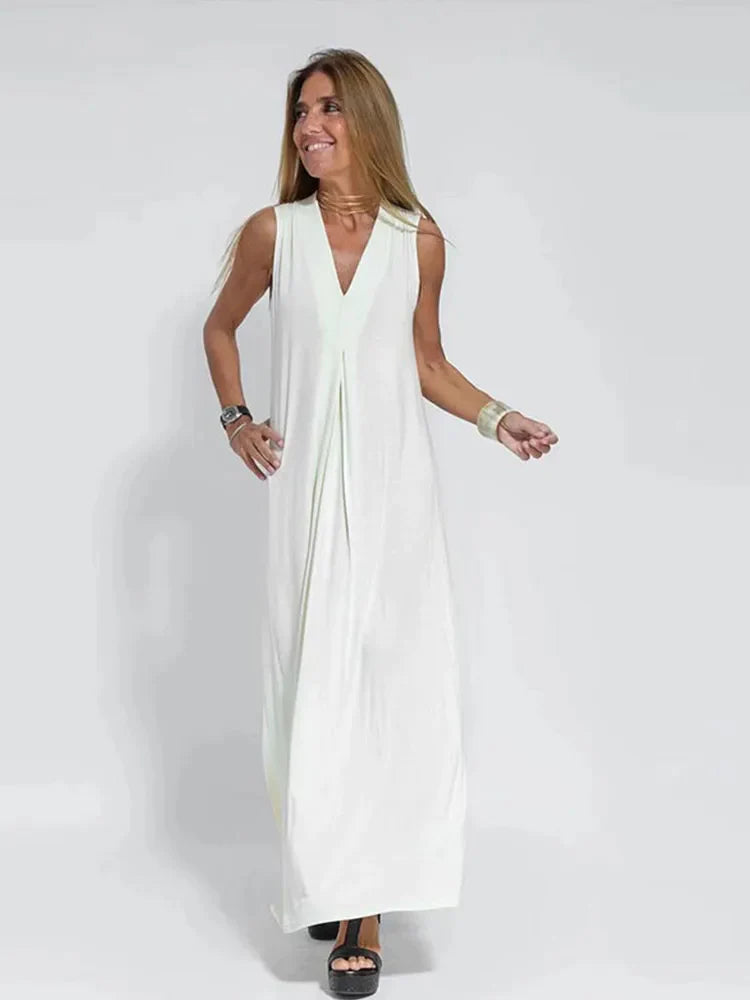 Haven - Mouwloze Maxi Jurk