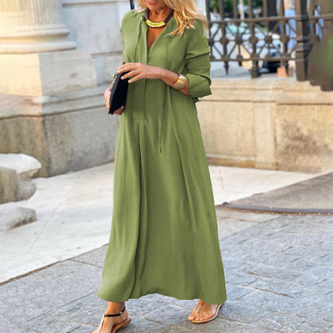 Bibi - Comfortabele Maxi-Jurk