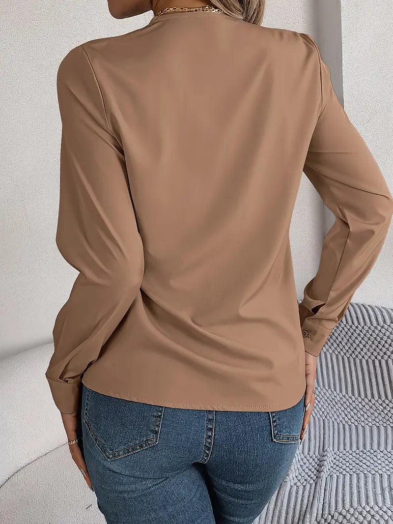 V-Hals Blouse Dames