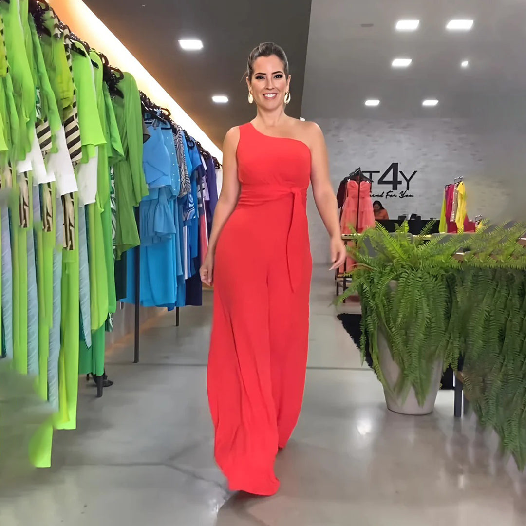 Becky - Stijlvolle Jumpsuit met één Schouder