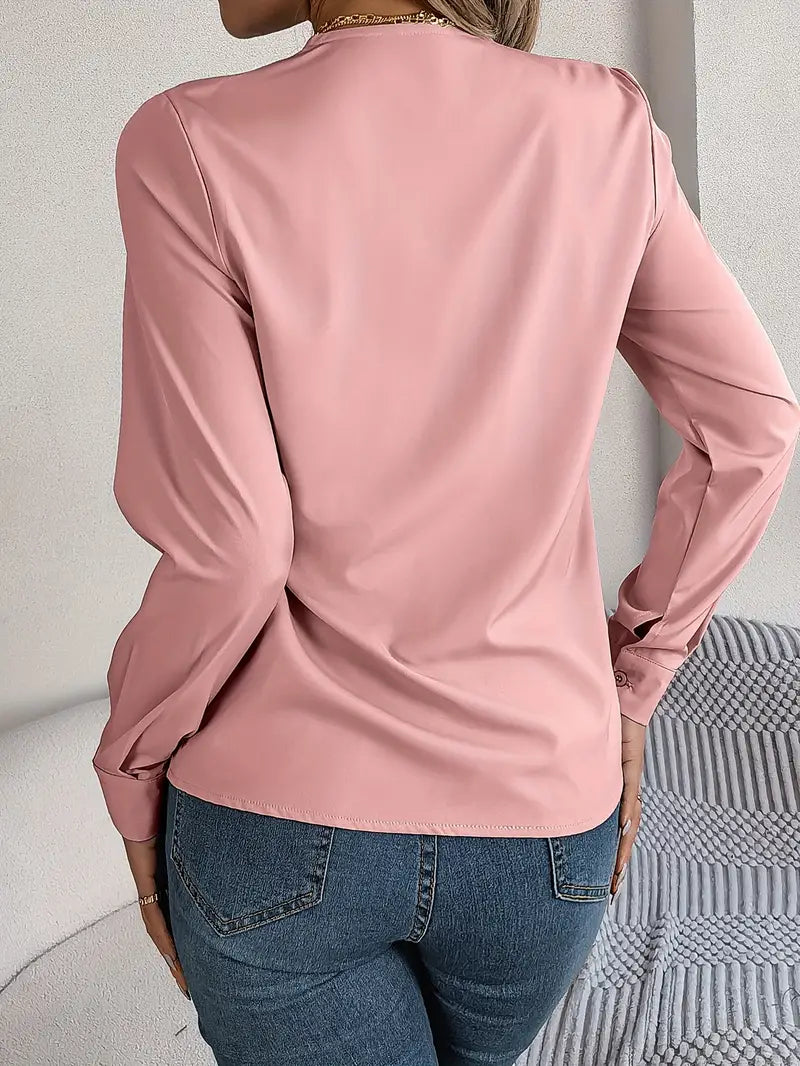 V-Hals Blouse Dames