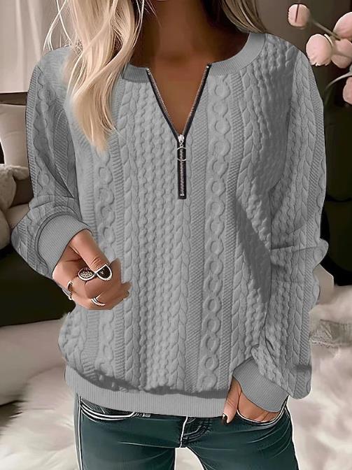 Hattie - Elegant Women's Sweater with V-neck