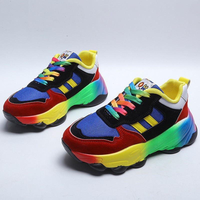 Yvette - Regenboog Sneakers