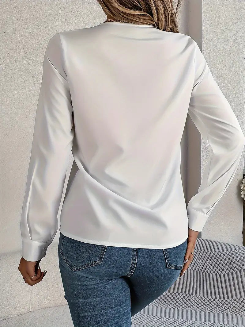 V-Hals Blouse Dames